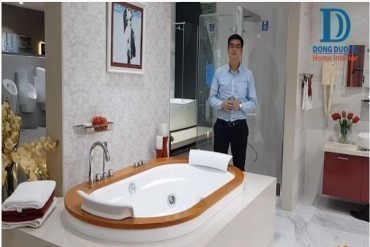 Bồn tắm massage OPALIA WOOD Jacuzzi Made in Italy - Dong Duong Home Interior