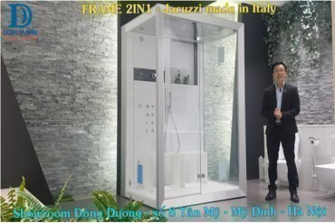 FRAME cabin tắm massage & xông hơi ướt, sản phẩm cao cấp 2In1 của Jacuzzi/ Italy.